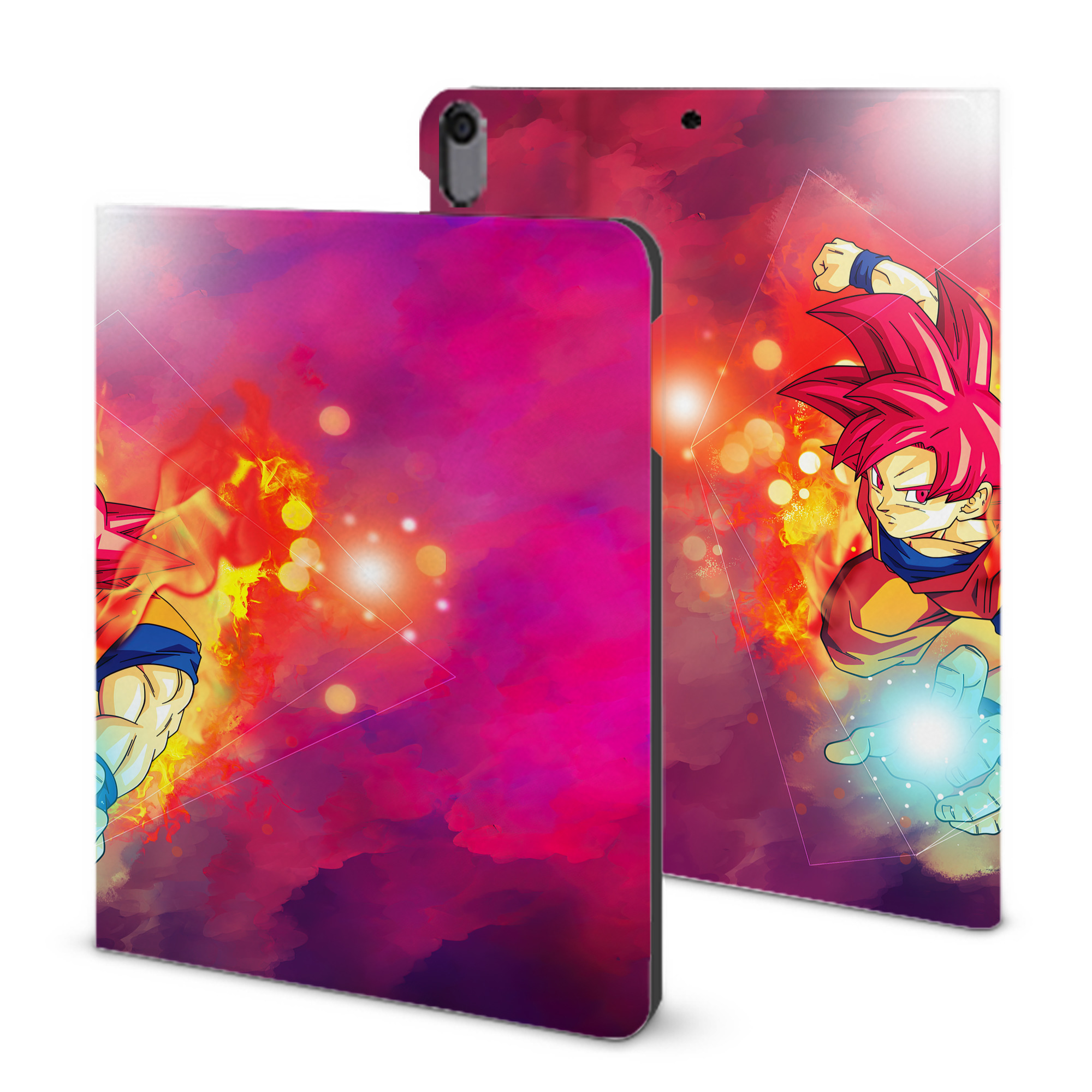 （画像用） ドラゴンボール DRAGON BALL IPad ケース ブック型 PUレザー TPU 耐衝撃 軽量 薄型 ペン収納なし 全面保護 IPad 各モデル対応